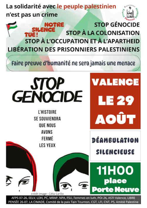 Valence 29 aout 2026 stop genocide def 1